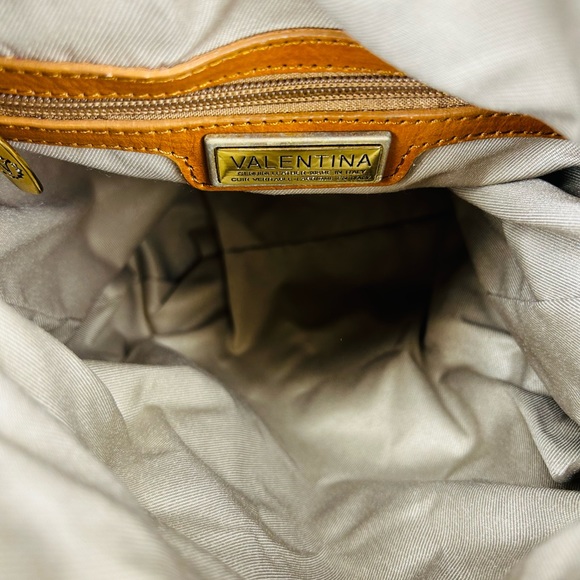 🔥🔥SOLD🔥🔥Valentina Vintage Genuine Leather Hobo/Bucket Bag (NWT) - Picture 5 of 6